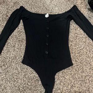 Fashion Nova Black Bodysuit